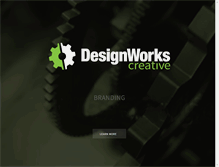 Tablet Screenshot of designworkscreative.com